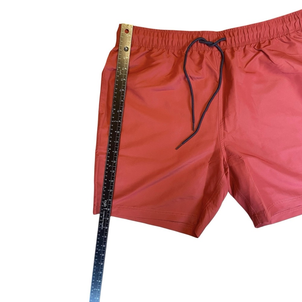 Nautica Swim Trunk Shorts Mens Size XL Red Classic Fit Moisture Wicking 7.5 New‎ - Picture 4 of 8